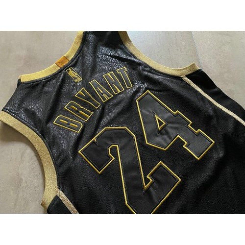 Men's Los Angeles Lakers Kobe Bryant #24 Black Commemorative Career Achievement Jersey-Pro Kit Vault | Brand New 26/27 Sports Jerseys